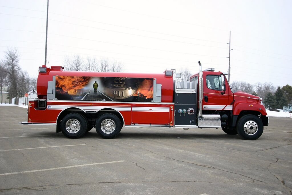Brand Ink Firetruck Vehicle Wrap