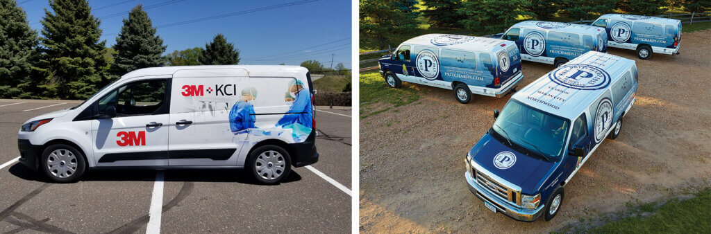 3M commercial vehicle wrap and fleet wrap example