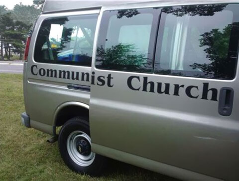 Community of Christ Church Vehicle Wrap Fail