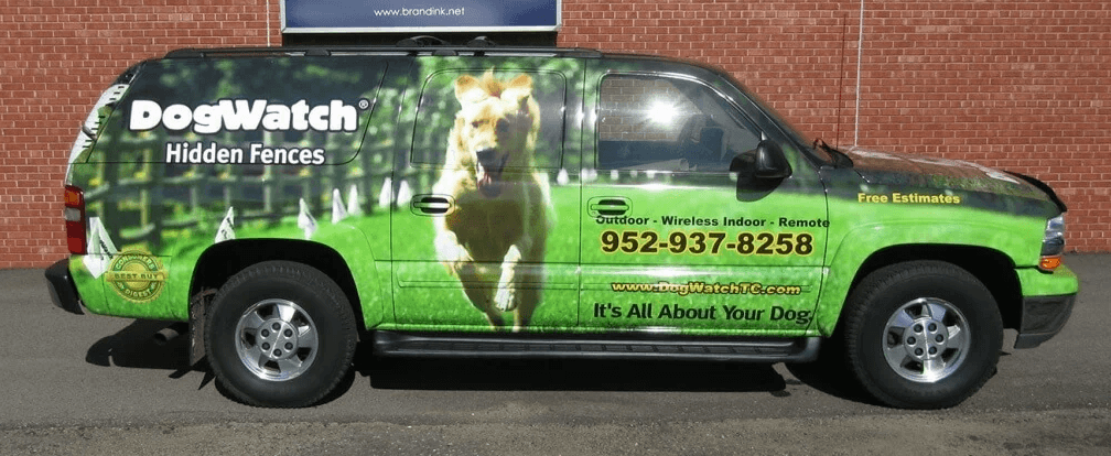 Dogwatch Hidden Fences Car Wrap