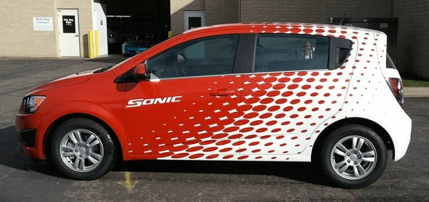 Sonic Car Wrap