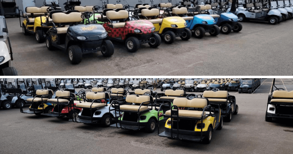 3M Open 2022 Golf Cart Wraps front and back