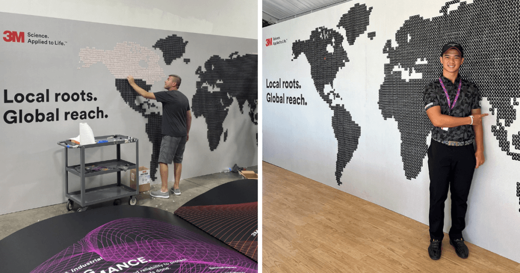 3M Open 2022 Command Hook World Map with Mo Lim