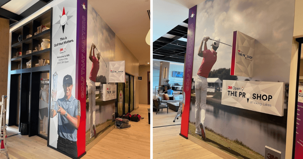 The Golf Pro Shop at Viking Lakes 3M Open 2022 Wall Wraps