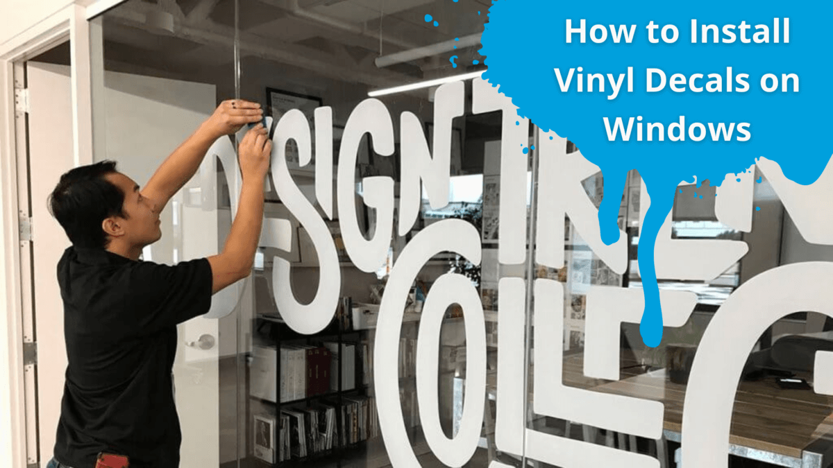 How to Install Vinyl Decals on Windows [VIDEO]