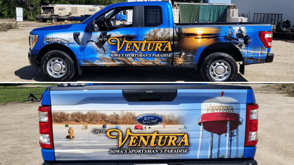 Ventura Iowa Truck Branding