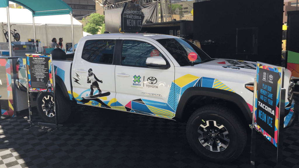 X Games Toyota Truck Branding