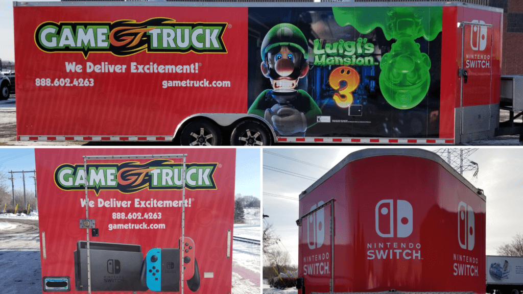 Game Truck Wrap for Trailer